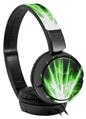 Decal style Skin Wrap for Sony MDR ZX110 Headphones Lightning Green (HEADPHONES NOT INCLUDED)