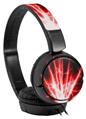 Decal style Skin Wrap for Sony MDR ZX110 Headphones Lightning Red (HEADPHONES NOT INCLUDED)