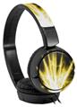 Decal style Skin Wrap for Sony MDR ZX110 Headphones Lightning Yellow (HEADPHONES NOT INCLUDED)