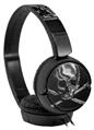 Decal style Skin Wrap for Sony MDR ZX110 Headphones Chrome Skull on Black (HEADPHONES NOT INCLUDED)