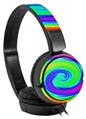 Decal style Skin Wrap for Sony MDR ZX110 Headphones Rainbow Swirl (HEADPHONES NOT INCLUDED)
