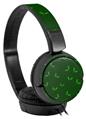 Decal style Skin Wrap for Sony MDR ZX110 Headphones Christmas Holly Leaves on Green (HEADPHONES NOT INCLUDED)