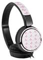 Decal style Skin Wrap for Sony MDR ZX110 Headphones Pastel Butterflies Pink on White (HEADPHONES NOT INCLUDED)