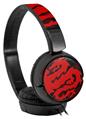 Decal style Skin Wrap for Sony MDR ZX110 Headphones Oriental Dragon Red on Black (HEADPHONES NOT INCLUDED)