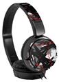 Decal style Skin Wrap for Sony MDR ZX110 Headphones Abstract 02 Red (HEADPHONES NOT INCLUDED)