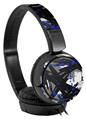 Decal style Skin Wrap for Sony MDR ZX110 Headphones Abstract 02 Blue (HEADPHONES NOT INCLUDED)