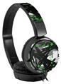 Decal style Skin Wrap for Sony MDR ZX110 Headphones Abstract 02 Green (HEADPHONES NOT INCLUDED)