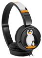 Decal style Skin Wrap for Sony MDR ZX110 Headphones Penguins on Black (HEADPHONES NOT INCLUDED)
