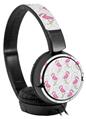 Decal style Skin Wrap for Sony MDR ZX110 Headphones Flamingos on White (HEADPHONES NOT INCLUDED)