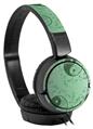 Decal style Skin Wrap for Sony MDR ZX110 Headphones Feminine Yin Yang Green (HEADPHONES NOT INCLUDED)