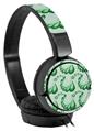 Decal style Skin Wrap for Sony MDR ZX110 Headphones Petals Green (HEADPHONES NOT INCLUDED)