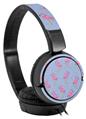 Decal style Skin Wrap for Sony MDR ZX110 Headphones Flamingos on Blue (HEADPHONES NOT INCLUDED)