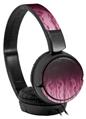 Decal style Skin Wrap for Sony MDR ZX110 Headphones Fire Pink (HEADPHONES NOT INCLUDED)