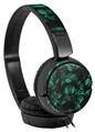 Decal style Skin Wrap for Sony MDR ZX110 Headphones Skulls Confetti Seafoam Green (HEADPHONES NOT INCLUDED)