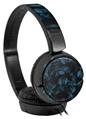 Decal style Skin Wrap for Sony MDR ZX110 Headphones Skulls Confetti Blue (HEADPHONES NOT INCLUDED)