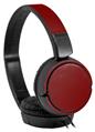 Decal style Skin Wrap for Sony MDR ZX110 Headphones Solids Collection Red Dark (HEADPHONES NOT INCLUDED)