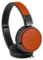Decal style Skin Wrap for Sony MDR ZX110 Headphones Solids Collection Burnt Orange (HEADPHONES NOT INCLUDED)