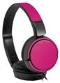 Decal style Skin Wrap for Sony MDR ZX110 Headphones Solids Collection Fushia (HEADPHONES NOT INCLUDED)