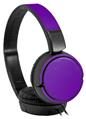 Decal style Skin Wrap for Sony MDR ZX110 Headphones Solids Collection Purple (HEADPHONES NOT INCLUDED)