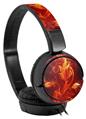 Decal style Skin Wrap for Sony MDR ZX110 Headphones Fire Flower (HEADPHONES NOT INCLUDED)