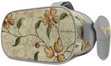 Decal style Skin Wrap compatible with Oculus Go Headset - Flowers and Berries Orange (OCULUS NOT INCLUDED)