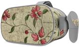 Decal style Skin Wrap compatible with Oculus Go Headset - Flowers and Berries Red (OCULUS NOT INCLUDED)