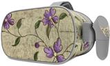 Decal style Skin Wrap compatible with Oculus Go Headset - Flowers and Berries Purple (OCULUS NOT INCLUDED)