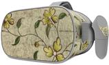 Decal style Skin Wrap compatible with Oculus Go Headset - Flowers and Berries Yellow (OCULUS NOT INCLUDED)
