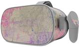Decal style Skin Wrap compatible with Oculus Go Headset - Pastel Abstract Pink and Blue (OCULUS NOT INCLUDED)