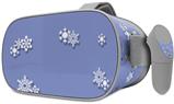 Decal style Skin Wrap compatible with Oculus Go Headset - Snowflakes (OCULUS NOT INCLUDED)