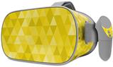 Decal style Skin Wrap compatible with Oculus Go Headset - Triangle Mosaic Yellow (OCULUS NOT INCLUDED)