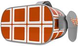 Decal style Skin Wrap compatible with Oculus Go Headset - Squared Burnt Orange (OCULUS NOT INCLUDED)