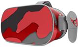 Decal style Skin Wrap compatible with Oculus Go Headset - Camouflage Red (OCULUS NOT INCLUDED)