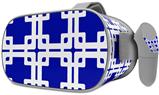 Decal style Skin Wrap compatible with Oculus Go Headset - Boxed Royal Blue (OCULUS NOT INCLUDED)