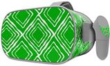 Decal style Skin Wrap compatible with Oculus Go Headset - Wavey Green (OCULUS NOT INCLUDED)