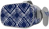 Decal style Skin Wrap compatible with Oculus Go Headset - Wavey Navy Blue (OCULUS NOT INCLUDED)