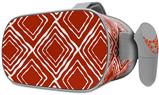 Decal style Skin Wrap compatible with Oculus Go Headset - Wavey Red Dark (OCULUS NOT INCLUDED)