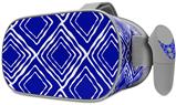 Decal style Skin Wrap compatible with Oculus Go Headset - Wavey Royal Blue (OCULUS NOT INCLUDED)