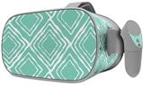 Decal style Skin Wrap compatible with Oculus Go Headset - Wavey Seafoam Green (OCULUS NOT INCLUDED)