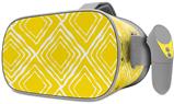 Decal style Skin Wrap compatible with Oculus Go Headset - Wavey Yellow (OCULUS NOT INCLUDED)