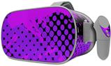 Decal style Skin Wrap compatible with Oculus Go Headset - Halftone Splatter Hot Pink Purple (OCULUS NOT INCLUDED)