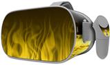 Decal style Skin Wrap compatible with Oculus Go Headset - Fire Yellow (OCULUS NOT INCLUDED)