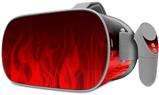 Decal style Skin Wrap compatible with Oculus Go Headset - Fire Red (OCULUS NOT INCLUDED)