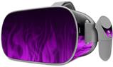 Decal style Skin Wrap compatible with Oculus Go Headset - Fire Purple (OCULUS NOT INCLUDED)