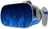 Decal style Skin Wrap compatible with Oculus Go Headset - Fire Blue (OCULUS NOT INCLUDED)