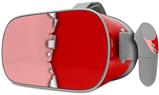 Decal style Skin Wrap compatible with Oculus Go Headset - Ripped Colors Pink Red (OCULUS NOT INCLUDED)