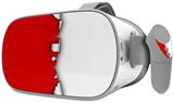 Decal style Skin Wrap compatible with Oculus Go Headset - Ripped Colors Red White (OCULUS NOT INCLUDED)