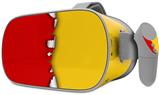 Decal style Skin Wrap compatible with Oculus Go Headset - Ripped Colors Red Yellow (OCULUS NOT INCLUDED)