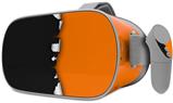 Decal style Skin Wrap compatible with Oculus Go Headset - Ripped Colors Black Orange (OCULUS NOT INCLUDED)