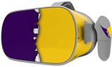 Decal style Skin Wrap compatible with Oculus Go Headset - Ripped Colors Purple Yellow (OCULUS NOT INCLUDED)